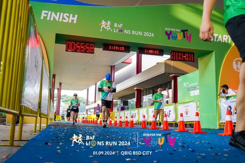 Race photo from BAF LIONS RUN 2024