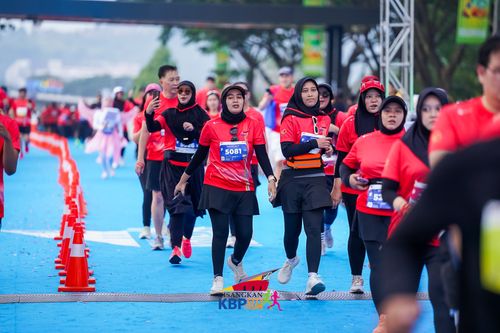 Race photo from CISANGKAN KBP CITY RUN 2025