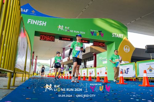 Race photo from BAF LIONS RUN 2024