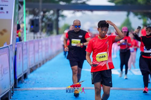 Race photo from CISANGKAN KBP CITY RUN 2025