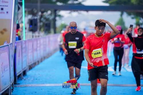 Race photo from CISANGKAN KBP CITY RUN 2025
