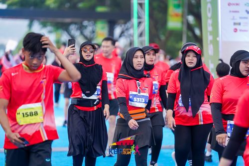 Race photo from CISANGKAN KBP CITY RUN 2025