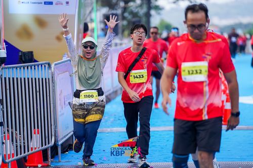 Race photo from CISANGKAN KBP CITY RUN 2025