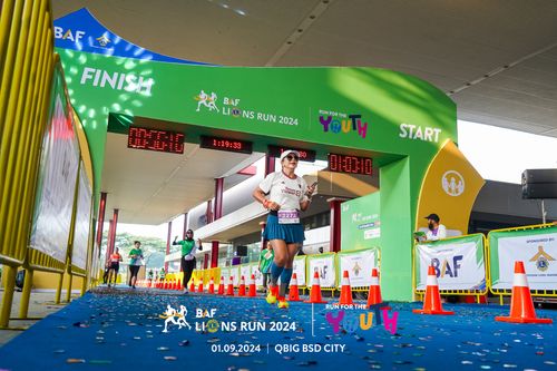 Race photo from BAF LIONS RUN 2024