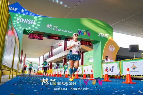 Race photo from BAF LIONS RUN 2024