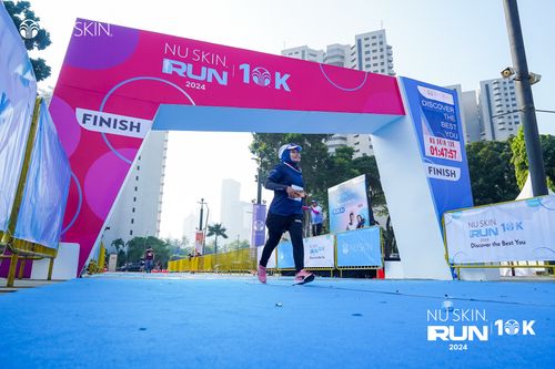 Race photo from Nu Skin Run 10K