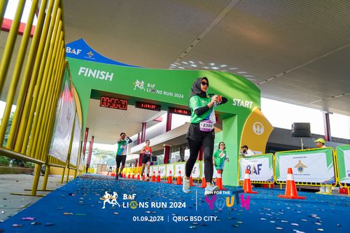 Race photo from BAF LIONS RUN 2024