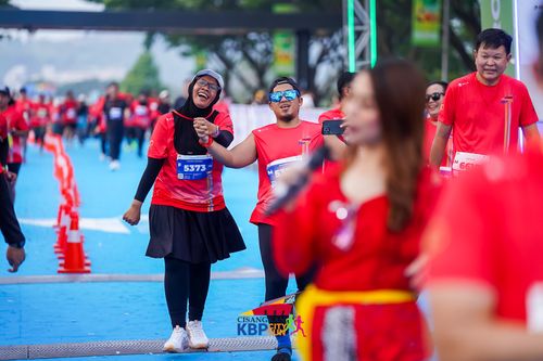 Race photo from CISANGKAN KBP CITY RUN 2025