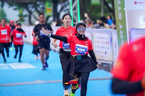 Race photo from CISANGKAN KBP CITY RUN 2025