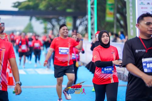 Race photo from CISANGKAN KBP CITY RUN 2025