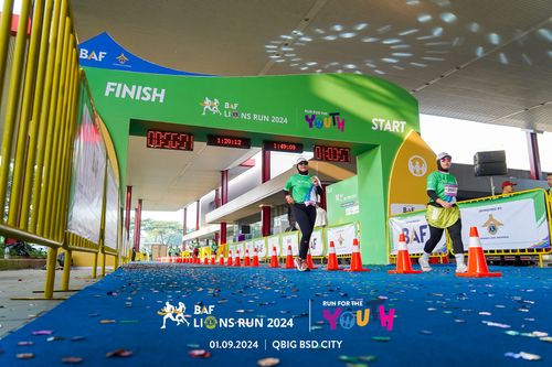 Race photo from BAF LIONS RUN 2024