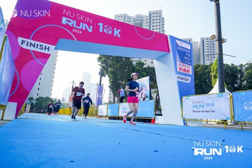 Race photo from Nu Skin Run 10K