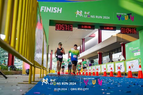 Race photo from BAF LIONS RUN 2024