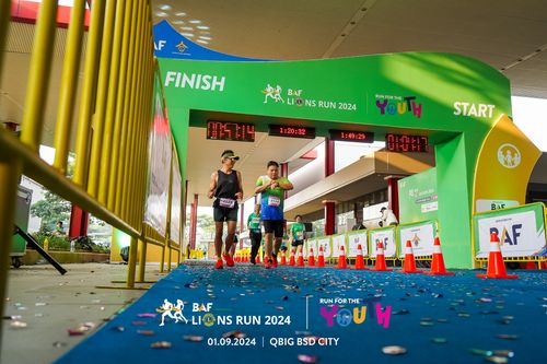Race photo from BAF LIONS RUN 2024