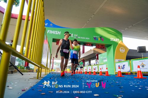 Race photo from BAF LIONS RUN 2024
