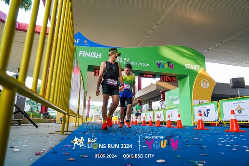Race photo from BAF LIONS RUN 2024