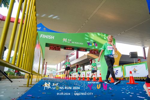 Race photo from BAF LIONS RUN 2024