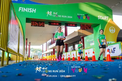 Race photo from BAF LIONS RUN 2024