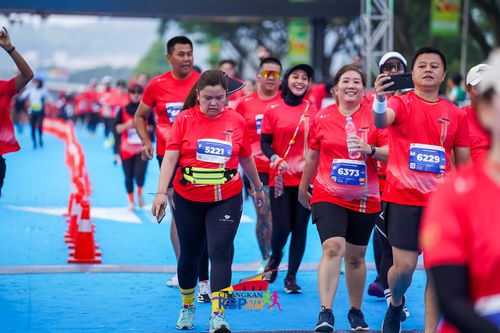 Race photo from CISANGKAN KBP CITY RUN 2025