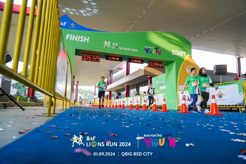 Race photo from BAF LIONS RUN 2024