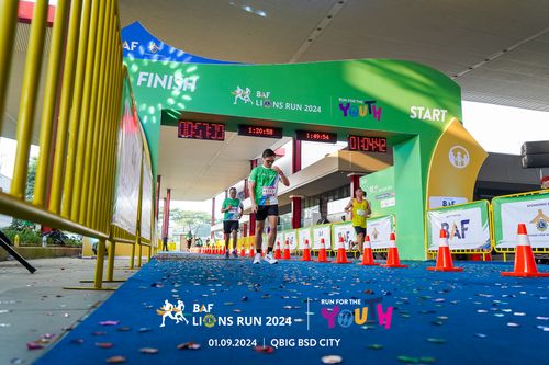 Race photo from BAF LIONS RUN 2024
