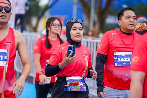 Race photo from CISANGKAN KBP CITY RUN 2025