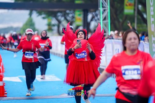 Race photo from CISANGKAN KBP CITY RUN 2025