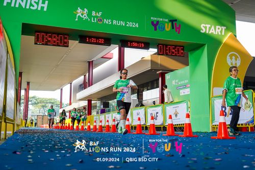 Race photo from BAF LIONS RUN 2024