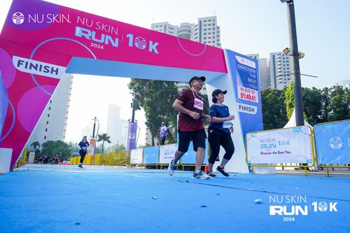Race photo from Nu Skin Run 10K