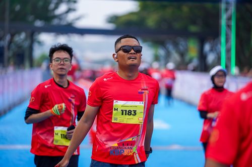 Race photo from CISANGKAN KBP CITY RUN 2025