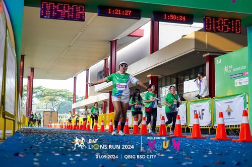 Race photo from BAF LIONS RUN 2024