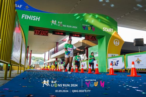 Race photo from BAF LIONS RUN 2024
