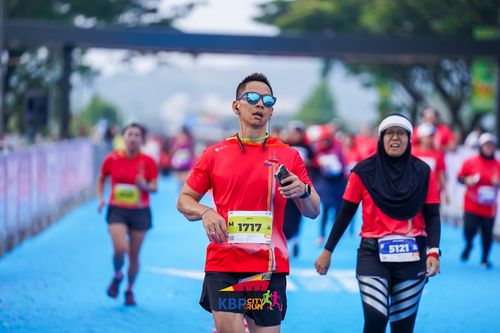 Race photo from CISANGKAN KBP CITY RUN 2025