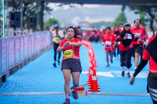 Race photo from CISANGKAN KBP CITY RUN 2025