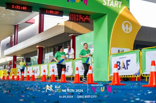 Race photo from BAF LIONS RUN 2024