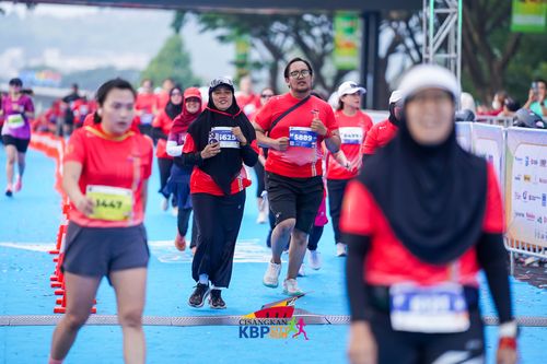 Race photo from CISANGKAN KBP CITY RUN 2025