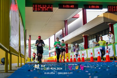 Race photo from BAF LIONS RUN 2024