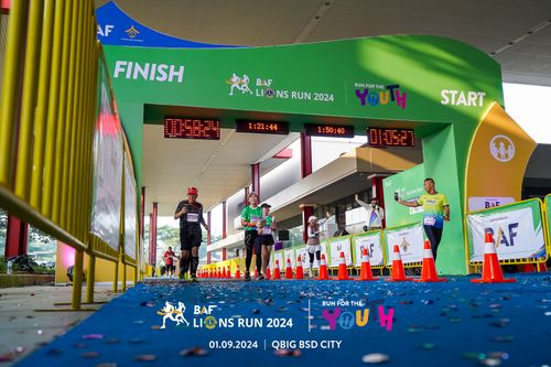 Race photo from BAF LIONS RUN 2024
