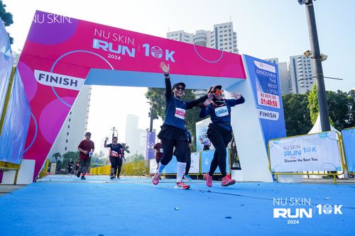Race photo from Nu Skin Run 10K
