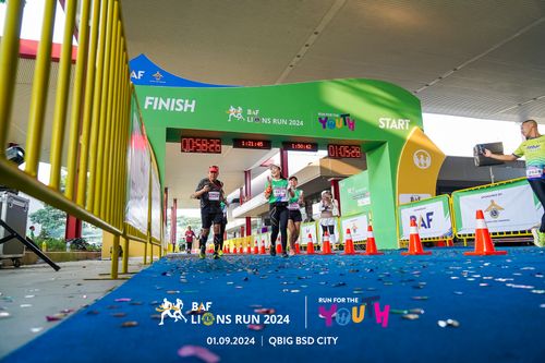 Race photo from BAF LIONS RUN 2024