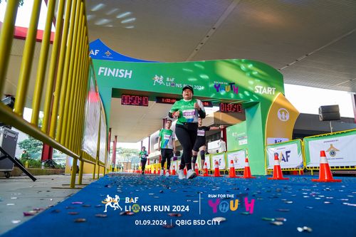 Race photo from BAF LIONS RUN 2024