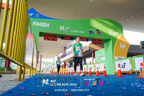 Race photo from BAF LIONS RUN 2024