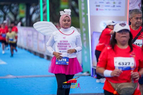 Race photo from CISANGKAN KBP CITY RUN 2025