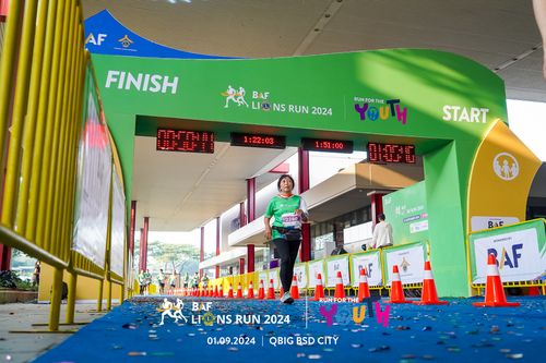Race photo from BAF LIONS RUN 2024