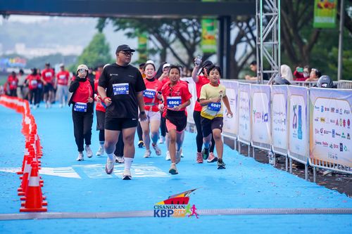 Race photo from CISANGKAN KBP CITY RUN 2025