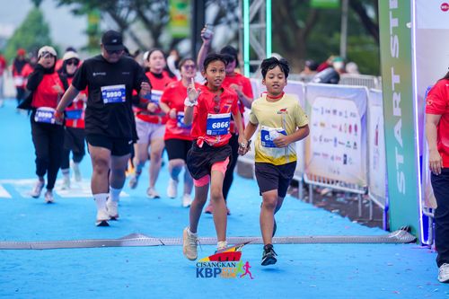 Race photo from CISANGKAN KBP CITY RUN 2025