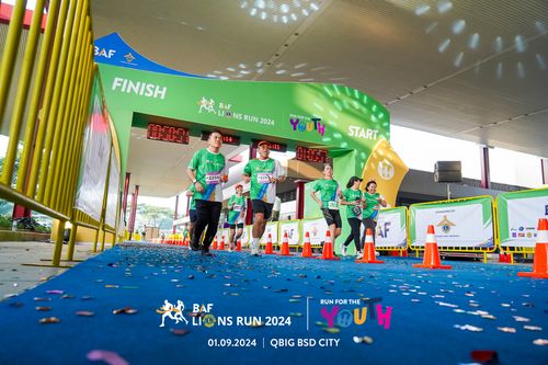 Race photo from BAF LIONS RUN 2024