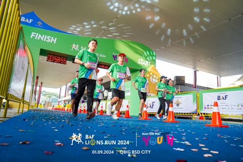 Race photo from BAF LIONS RUN 2024