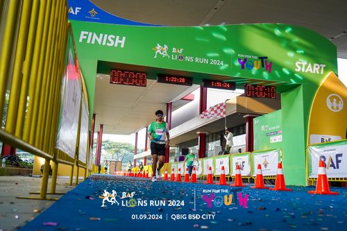 Race photo from BAF LIONS RUN 2024