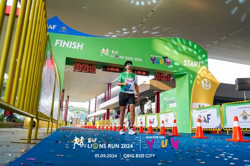 Race photo from BAF LIONS RUN 2024